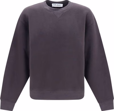 Black Cotton Sweatshirt