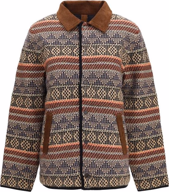 Brown Wool Oves Aries Full-Length Jacket