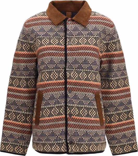Brown Wool Oves Aries Full-Length Jacket
