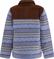 Blue Wool Oves Aries Full-Length Jacket 2