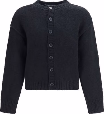 Black Wool Oves Aries Cardigan