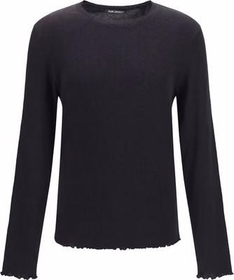Black Cotton Sweatshirt