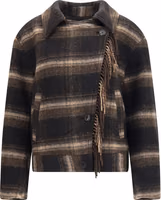 Black Wool Oves Aries Coat 1