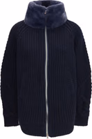 Blue Wool Oves Aries Full-Length Jacket 1