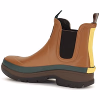Brown Rubber Chelsea Boots 3