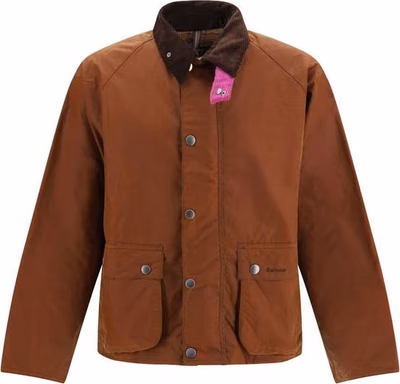 Brown Cotton Full-Length Jacket