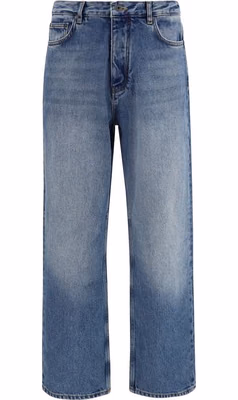 Blue Cotton Slim Fit Jeans