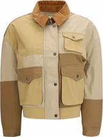 Beige Cotton Full-Length Jacket 1