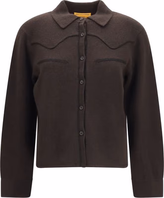 Brown Denim Shirt