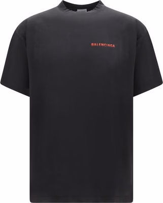 Black Cotton T-Shirt