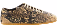 Beige Calfskin Low Top Sneakers 1