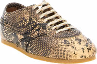 Beige Calfskin Low Top Sneakers 3