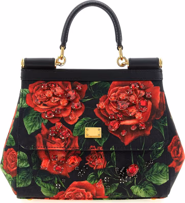 Red Cotton Handbag