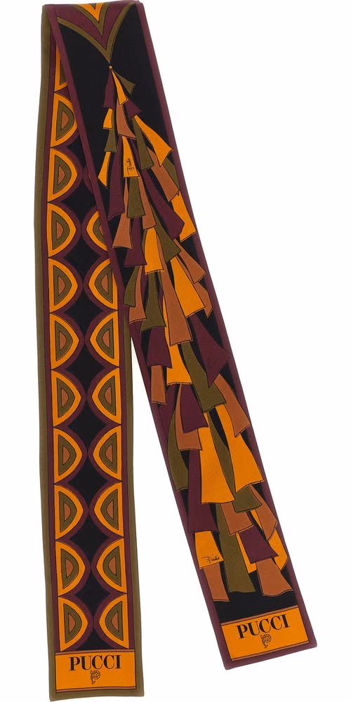 Multicolor Silk Scarf