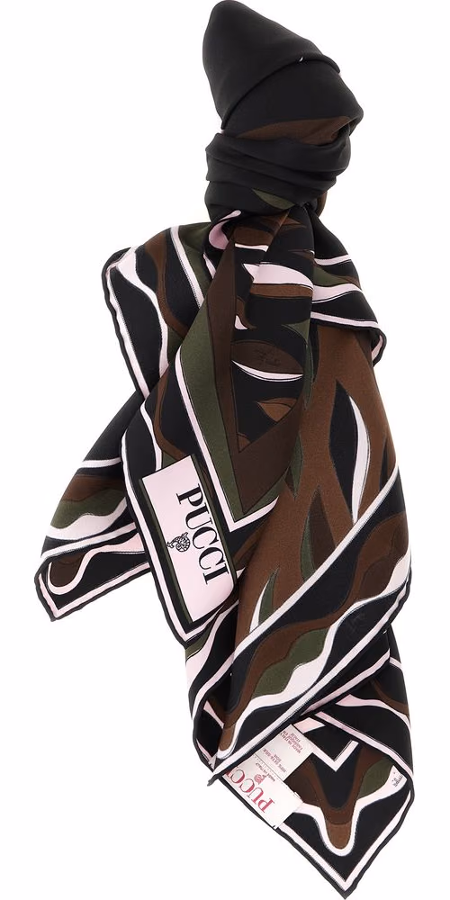 Multicolor Silk Scarf
