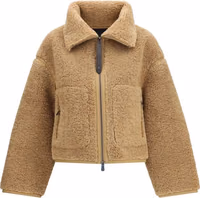 Beige Polyester Shell Jacket 1