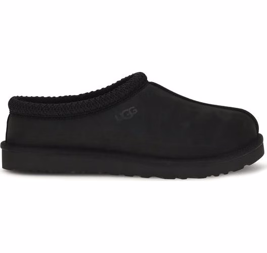 Black Nubuc Leather Clogs