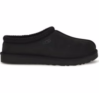 Black Nubuc Leather Clogs 1