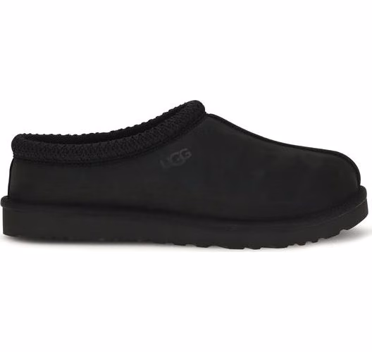 Black Nubuc Leather Clogs