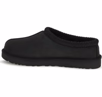 Black Nubuc Leather Clogs 3