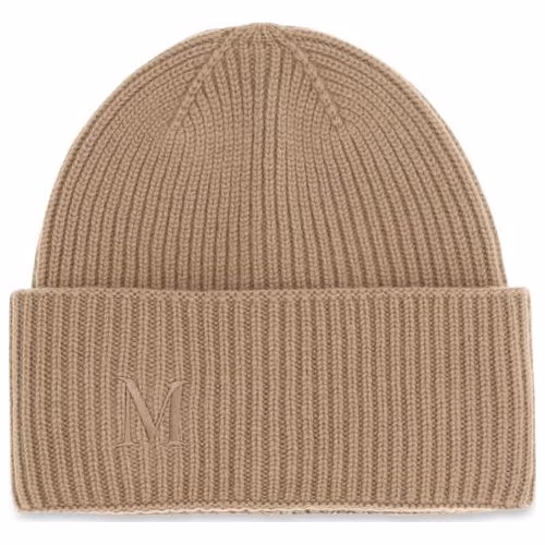 Beige Cashmere Beanie