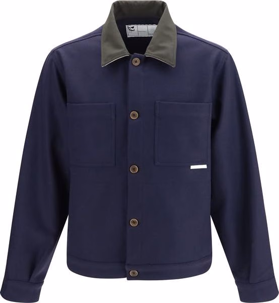 Blue Wool Oves Aries Jacket