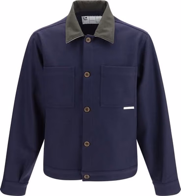 Blue Wool Oves Aries Jacket