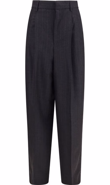 Black Wool Oves Aries Dress Pants