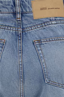Blue Cotton Flared Jeans 3