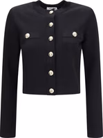 Black Viscose Cardigan 1