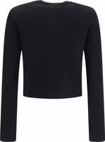 Black Viscose Cardigan 2
