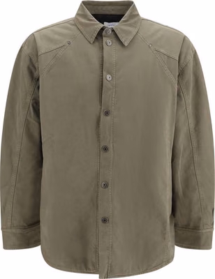 Bicolor Cotton Shell Jacket