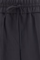 Black Wool Oves Aries Casual Pants 3