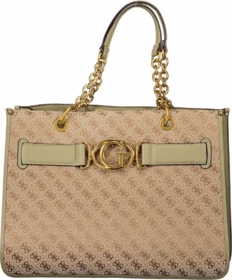 Verde Polyurethane Women Handbag