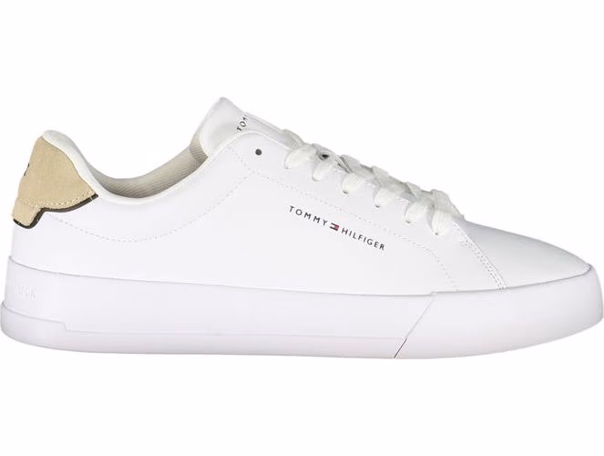 Bianco Polyurethane Men Sneaker