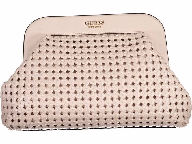 Pink Polyurethane Women's Handbag