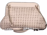 Pink Polyurethane Women's Handbag 2