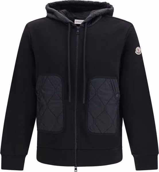 Black Cotton Sweatshirt