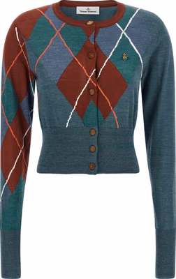Multicolor Wool Cardigan