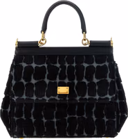 Black Cotton Handbag 1