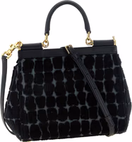 Black Cotton Handbag 2