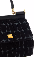 Black Cotton Handbag 3