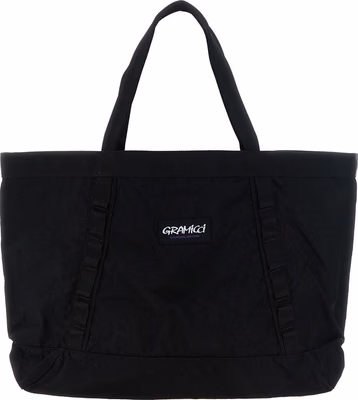 Black Nylon Tote Bag