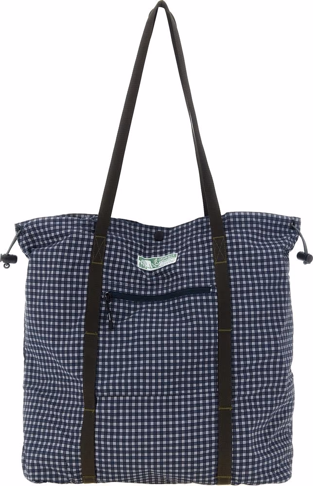 Blue Nylon Tote Bag
