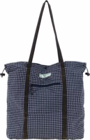Blue Nylon Tote Bag 1