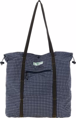 Blue Nylon Tote Bag