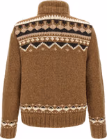 Brown Virgin Wool Cardigan 2