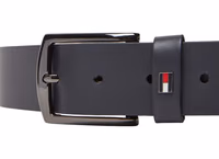 Blue Leather Regular Belt 3