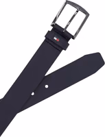 Blue Leather Regular Belt 4