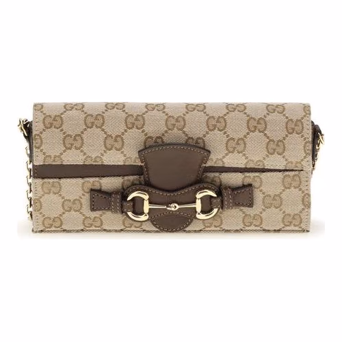 Beige Fabric Wallet